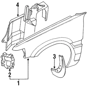 Stone Deflector - Mazda (B455-56-311B)