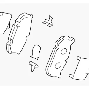 Brake Pads Rear - Mazda (GKYA-26-43Z)