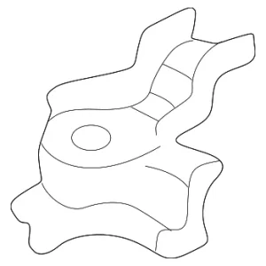 Mount Bracket - Mazda (YF09-15-240H)