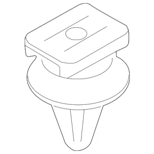 Wheel Opening Molding Retainer Clip - Mazda (KB8B-51-W24A)