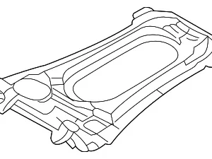 Reinforce Bar - Mazda (B37F-56-A9XE)