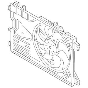 Fan Assembly - Mazda (PAF3-15-025C)