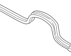 Fuel Tank Center Support - Mazda (T001-42-731)