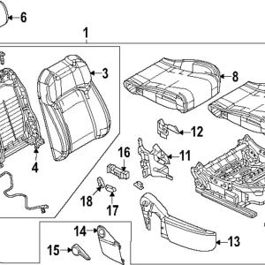 Seat Frame - Mazda (VA40-88-A00)