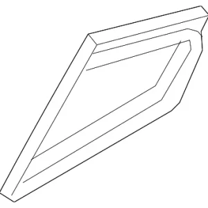 Glass Weather-Strip - Mazda (BHN9-72-651)