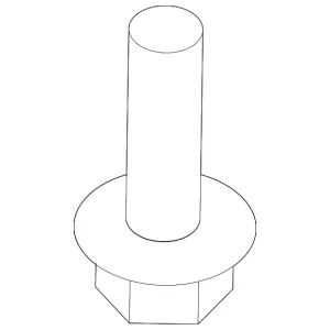 Bumper Cover Bolt - Mazda (9YAA-30-601B)