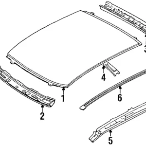 Roof Molding - Mazda (B4Y7-50-9H0A)