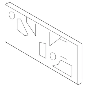 License Bracket Holder - Mazda (N173-50-171B)