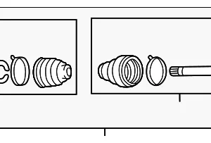 Axle Assembly - Mazda (FA61-25-600R-0A)