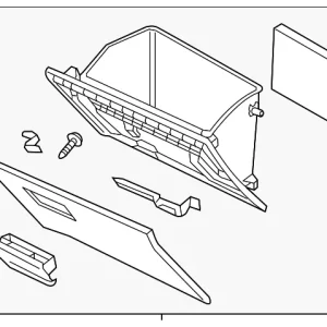 Glove Box - Mazda (KB7W-64-030A-02)