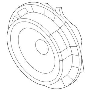 Rear Dr Speaker - Mazda (BBM2-66-960A)
