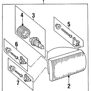 Adjust Screw - Mazda (ZZM0-51-223)