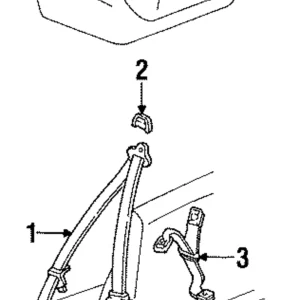 Buckle - Mazda (ZZM7-57-900-07)