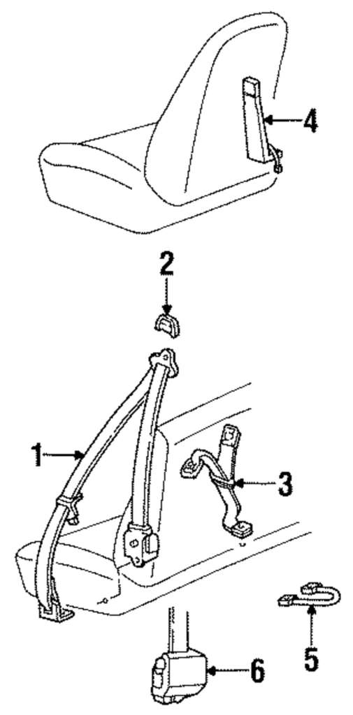 Latch - Mazda (ZZM2-57-920-05)