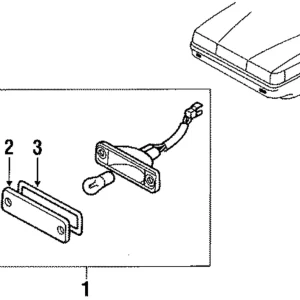 Signal Lamp Assembly - Mazda (HF85-51-350A)