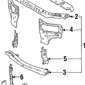 Upper Tie Bar - Mazda (HG30-53-150E)