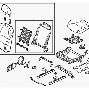 Seat(L) Front - Mazda (BFCA-57-150D-02)