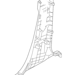 Lower Center Pillar Trim - Mazda (GRF5-68-230-02)