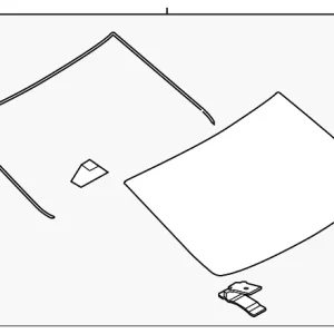 Back Glass - Mazda (GBEF-63-930)