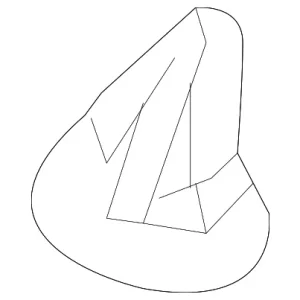 Antenna Cable Clip - Mazda (G33C-66-A11)