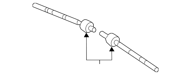 Inner Tie Rod - Mazda (BDTS-32-240)