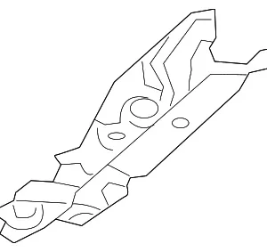 Cowl Top Panel Bracket - Mazda (KD53-54-5DX)