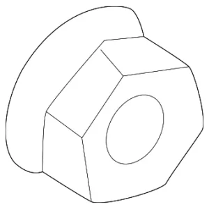 Axle Nut - Mazda (D06Y-33-042)