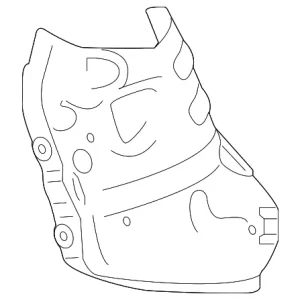 Catalytic Converter Heat Shield - Mazda (PY9E-13-3K0A)