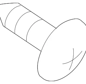 Blower Cover Retainer Screw - Mazda (GA5R-61-J23)