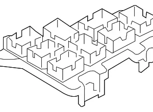 Fuse Box Cover - Mazda (NE51-66-762)