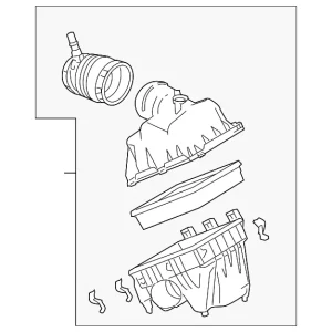 Air Cleaner Assembly - Mazda (L518-13-300C)