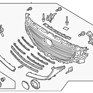 Grille Assembly - Mazda (TC3W-50-710B)