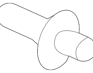 Absorber Fastener - Mazda (FD01-68-AC3)