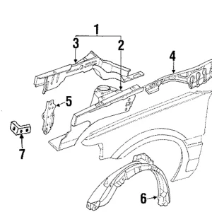 Fender Liner - Mazda (B455-56-141B)