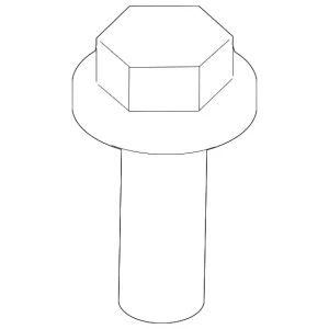 Stabilizer Bar Bolt - Mazda (9YA0-21-00F)