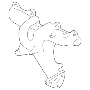 Exhaust Manifold - Mazda (BP8J-13-450D)