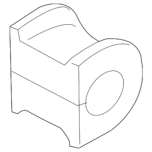 Stabilizer Bar Bushing - Mazda (GP9A-28-156)