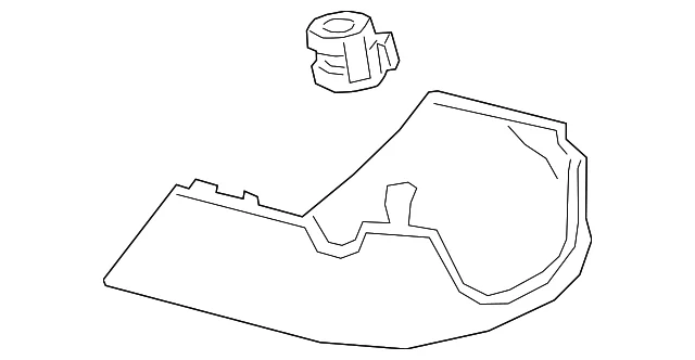 Lower Column Cover - Mazda (KBB4-60-230A)