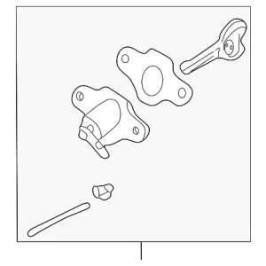 Lock Cylinder - Mazda (B2YD-76-230A)