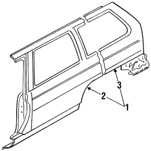Rear Panel - Mazda (LAY2-71-40XD)