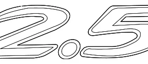 Nameplate - Mazda (BBN8-51-721)