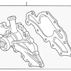 Water Pump Assembly - Mazda (ZZR1-15-010B)