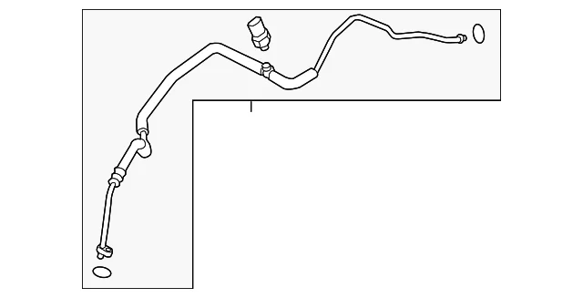 A/C Refrigerant Liquid Hose - Mazda (BJS7-61-46X)