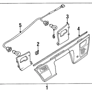 Tail Lamp Assembly - Mazda (B21H-50-850B)