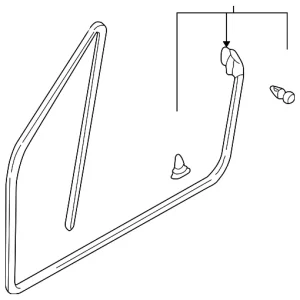 Door Weather-Strip - Mazda (NC10-58-760F)