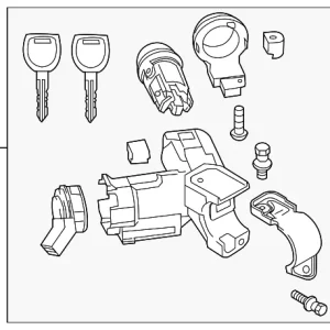 Ignition Cylinder - Mazda (DRY3-76-29XA)