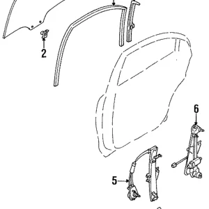 Window Regulator - Mazda (BC1D-72-560A)