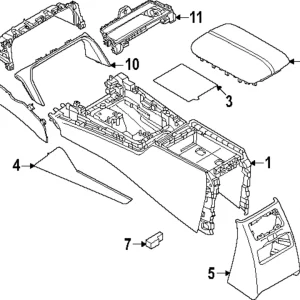 Trim Cover - Mazda (KBB4-64-47XA-18)