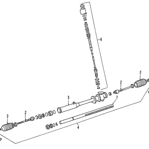 Inner Tie Rod - Mazda (T001-32-240)