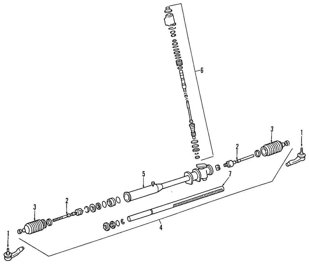Inner Tie Rod - Mazda (T001-32-240)